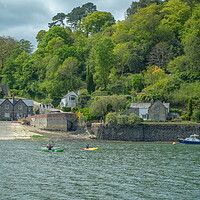 Buy canvas prints of St Mawes Ferry Landscape, Cornwall, England by Rika Hodgson
