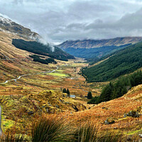 Buy canvas prints of Mountain Scotland by David Bennett