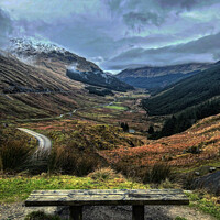 Buy canvas prints of Loch Lomond Rest and be Thankful by David Bennett