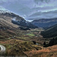 Buy canvas prints of Scottish Mountain by David Bennett