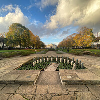 Buy canvas prints of Port Sunlight, Lady Lever Art Gallery, Wirral by David Bennett