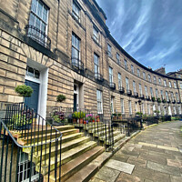 Buy canvas prints of Edinburgh Royal Circus by David Bennett