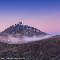 Buy canvas prints of Dawn over Mount Teide by Peter Louer