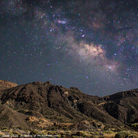 Buy canvas prints of The Milky Way shining over Tenerife by Peter Louer