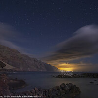 Buy canvas prints of Los Gigantes Cliffs by Peter Louer