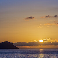 Buy canvas prints of Sunrise Montana Roja, Tenerife by Peter Louer