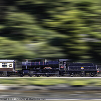 Buy canvas prints of A train in motion  by Freddie Street