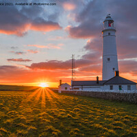 Buy canvas prints of Nash Point Lighthouse, South Wales by Edy Rice