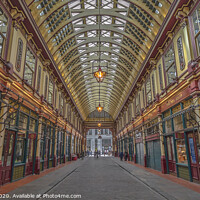 Buy canvas prints of Leadenhall Market  by Malc Lawes