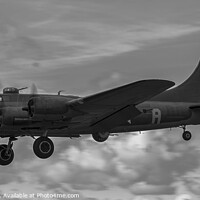 Buy canvas prints of B-17 Bomber WW11 by Malc Lawes