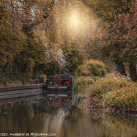 Buy canvas prints of An autumn walk. by Malc Lawes
