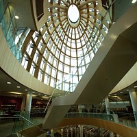 Buy canvas prints of Ceiling of Liverpool Central Library  by Helen Jones