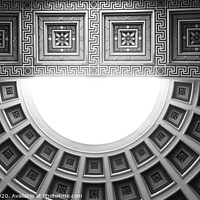 Buy canvas prints of Ceiling Detail Chester Crown Court Grade II Listed by Helen Jones