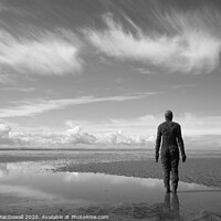 Buy canvas prints of Anthony Gormley's 'Another Place', Crosby Beach by Robert MacDowall