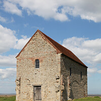 Buy canvas prints of The Chapel of St Peter-on-the-Wall, Bradwell-on-Sea by Robert MacDowall