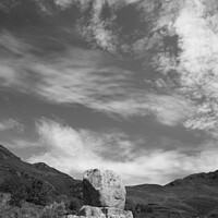 Buy canvas prints of Bruce's Stone in Glen Trool by Robert MacDowall