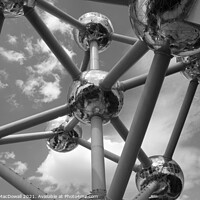 Buy canvas prints of The Atomium, Brussels by Robert MacDowall