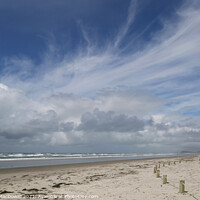 Buy canvas prints of Skyscape over Waihi Beach, New Zealand by Robert MacDowall