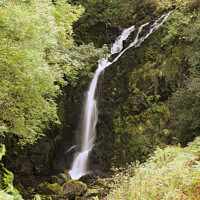 Buy canvas prints of Grey Mare's Tail, near Newton Stewart, Dumfries and Galloway by Robert MacDowall
