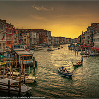 Buy canvas prints of Venice Grand Canal by Kev Robertson