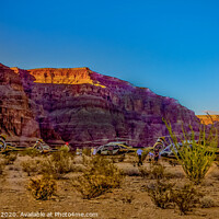 Buy canvas prints of Grand Canyon helicopter landing site by Kev Robertson