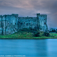 Buy canvas prints of Carew Castle by Kev Robertson