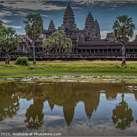 Buy canvas prints of Angkor Wat by Kev Robertson