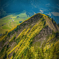 Buy canvas prints of Swiss Alps by Kev Robertson