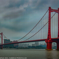 Buy canvas prints of Wuhan Bridge by Kev Robertson