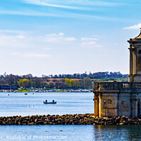 Buy canvas prints of Serene Rutland Water View by Janet Carmichael