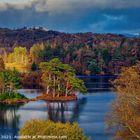 Buy canvas prints of Stunning Autumn Colours at Tarn Hows by Janet Carmichael