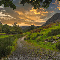 Buy canvas prints of Tranquil Sunset in Borrowdale by Janet Carmichael
