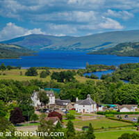 Buy canvas prints of Majestic Panorama of Killin and Loch Tay by Janet Carmichael