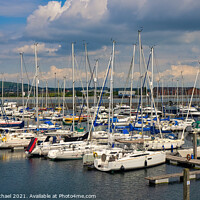 Buy canvas prints of Troon Yachting Marina by Janet Carmichael