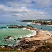 Buy canvas prints of Beautiful Bude Seascape by Janet Carmichael
