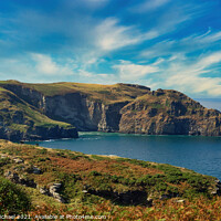 Buy canvas prints of Lye Rock and the Sisters, Cornwall by Janet Carmichael