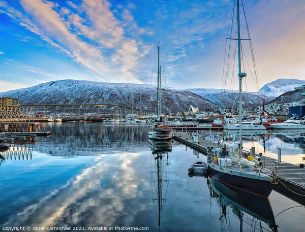 Tromso Picture Board by Janet Carmichael