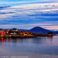 Buy canvas prints of The Fishing Village of Bud, Norway by Janet Carmichael