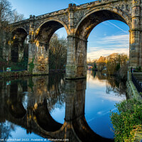 Buy canvas prints of Knaresborough Viaduct Arches by Janet Carmichael