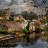 Buy canvas prints of The River Nidd in Knaresborough by Janet Carmichael
