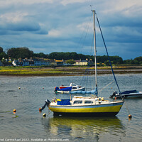 Buy canvas prints of Yachts in Garlieston Harbour by Janet Carmichael