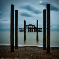 Buy canvas prints of Majestic Ruins of the West Pier by Janet Carmichael