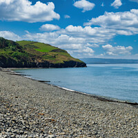 Buy canvas prints of Serenity of Cardigan Bay by Janet Carmichael