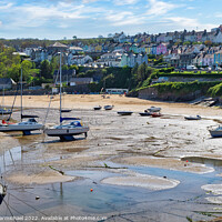Buy canvas prints of New Quay, Wales by Janet Carmichael