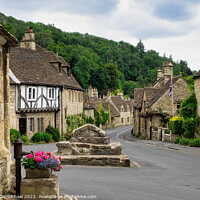 Buy canvas prints of Discover the Historic Charm of Castle Combe by Janet Carmichael