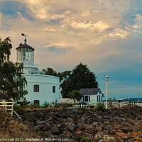 Buy canvas prints of West Usk Lighthouse by Janet Carmichael