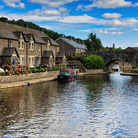 Buy canvas prints of Serenity in Brecon Basin by Janet Carmichael