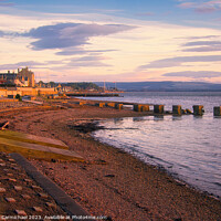 Buy canvas prints of Majestic Sunset at Findhorn Bay by Janet Carmichael