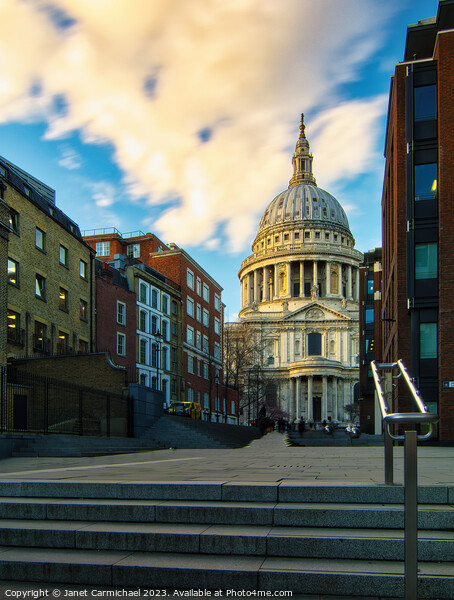 The Path to St Paul's Picture Board by Janet Carmichael
