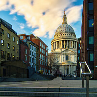 Buy canvas prints of The Path to St Paul's by Janet Carmichael